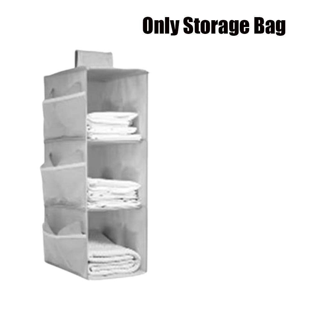 Non Woven Washable Wardrobe Multy Layer Folding Hanging Bra Storage Bag Underwear Socks Clothes Storage Bedroom Dustproof Tool