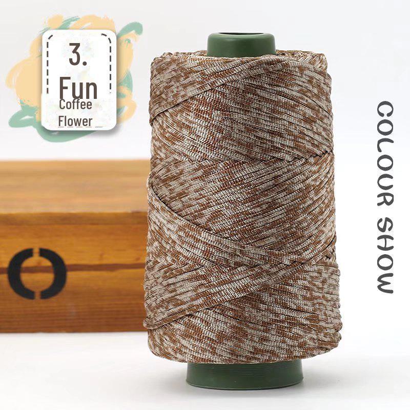 Легкая мерсеризованная хлопковая и льняная нить для шляп, обуви, сумок, подушек. Идеально подходит для изделий ручной работы с усовершенствованной шелковой нитью.