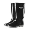 Comemore Autumn Boots Low Heels Rainshoes Couple Men Women High-barrel Waterproof Rain Boot Work Rubber Shoe Long Water Shoes 44