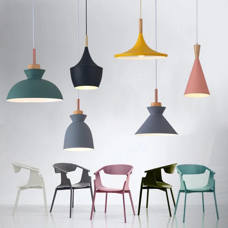Горячая Распродажа Скандинавская Люстра Креативная Личность Ресторан Кафе Современный Макарон Одноламповый Коридор Лампа Музыкальный Инструмент Новая