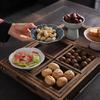 Деревянный поднос для чая и закусок в японском стиле