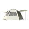 Hexagonal Automatic Folding Tent: Quick Open, Rainproof, UV-Protective, Portable for Outdoor Camping and Beach.