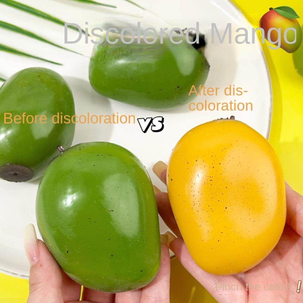 Peeling Orange Color-changing Squeeze Toys Simulation Mango Squeeze Toy Charisma Gift