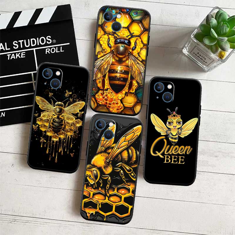 UP7 Art Bees Cartoon New High-End Shell Phone Case for Xiaomi Poco C40 C50 C51 C55 C65 C71 C75 F3 F5 F6 F7 M2 M3 Pro Ultra