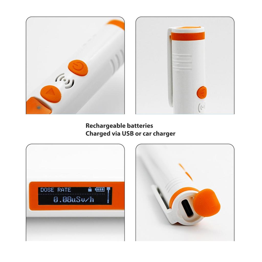 Luocute Radiation Geiger Personal Portable Handheld Digital EMF Detector Meter Detector, Counter, Dosimeter, Beta, Gamma, X-Ray Monitor, Tester,