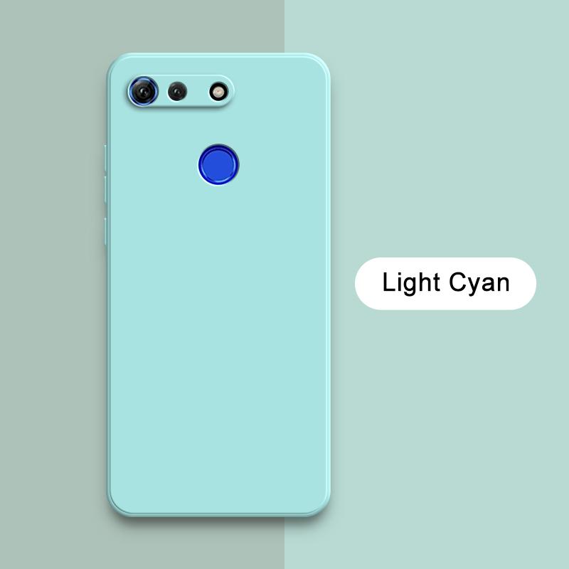 Квадратный жидкий силиконовый чехол для Honor View 10 20 V10 V20 Lite Мягкий противоударный чехол View10 View20 Мобильный телефон Funda