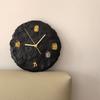 Роскошные часы с плиссированной смолой, дизайн в стиле искусства Дуньхуан, 25 см, персонализированные бесшумные настенные часы, ретро-стиль