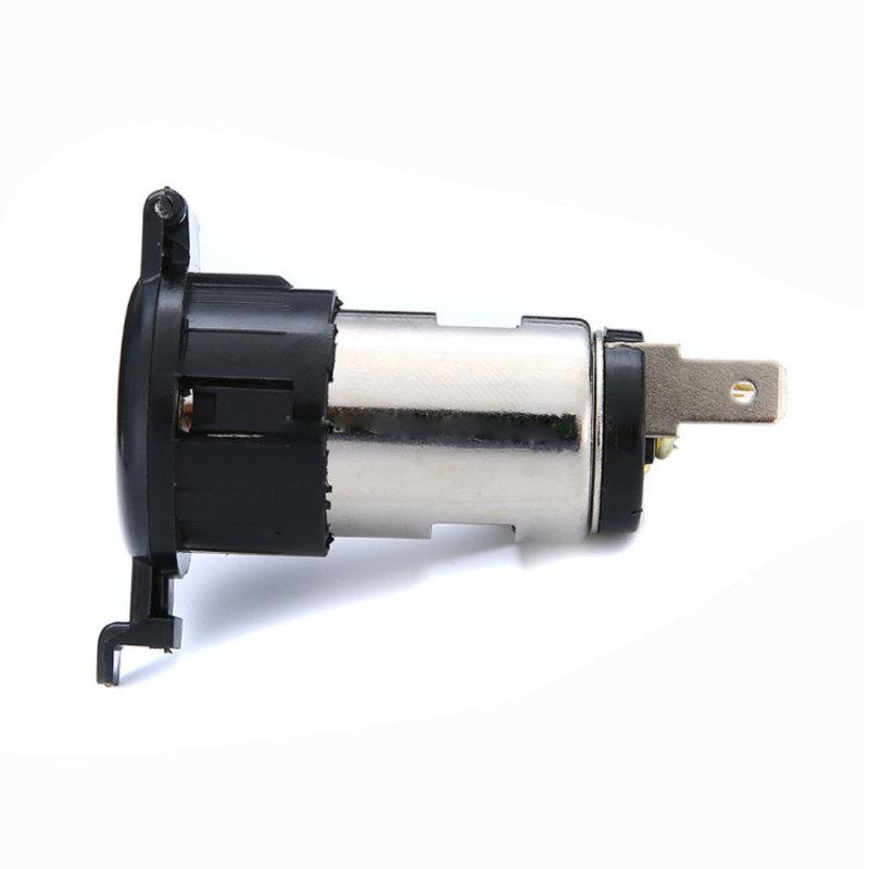 Автомобильное зарядное устройство 12 В, женское сиденье, водонепроницаемая розетка с пластиковой крышкой