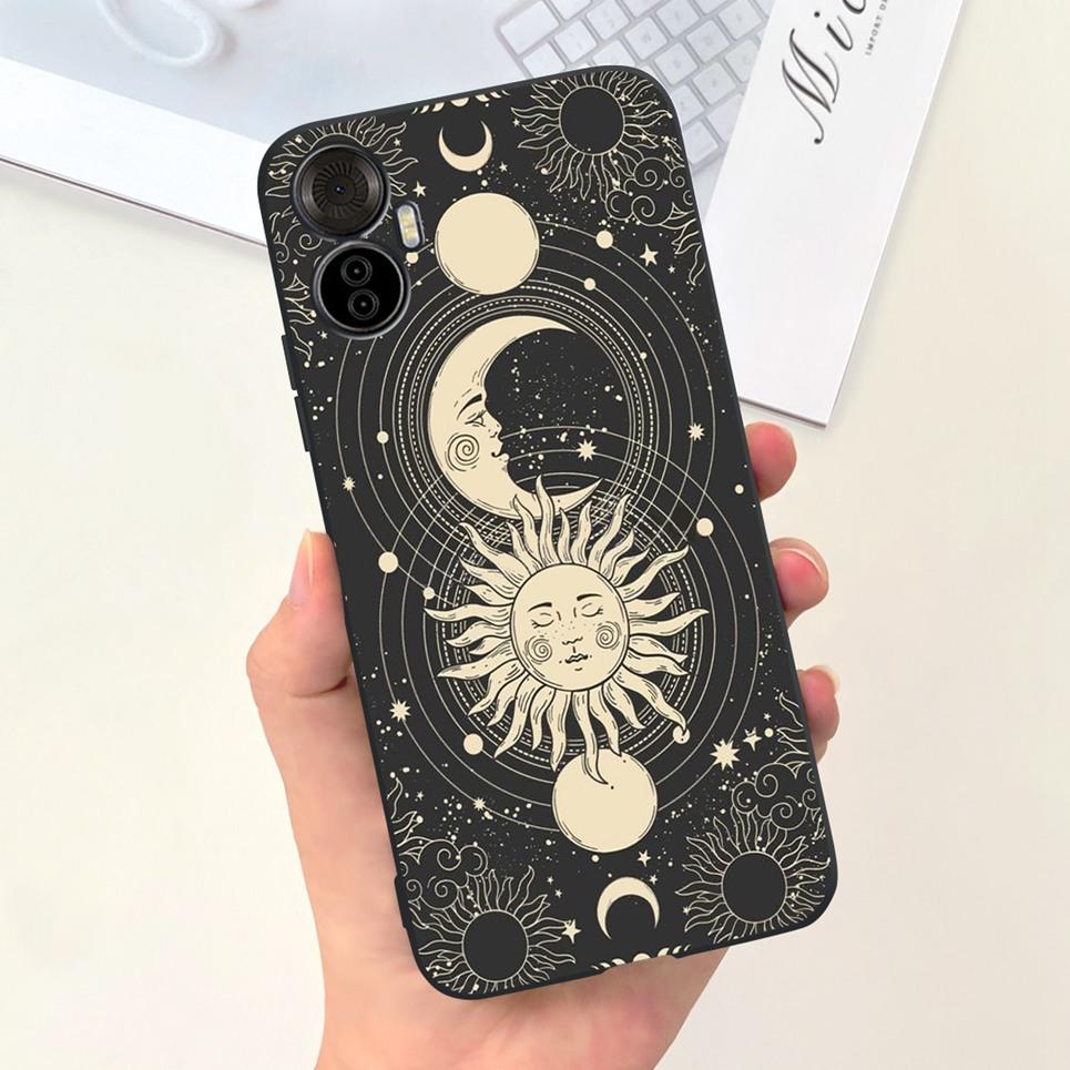 For Itel Vision 5 Plus Phone Case Soft Silicone Cover for ITEL S18 pro Vision5plus 5+ Fundas Cartoon Moon Sky Girly Pattern Capa