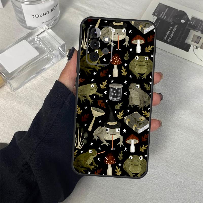 Чехол 'Лягушка-Ведьма' для Samsung Galaxy A54 A34 A14 A36 A56 A06 A13 A53 A32 A12 A22 A52 A35 A17 A16 A55 A15