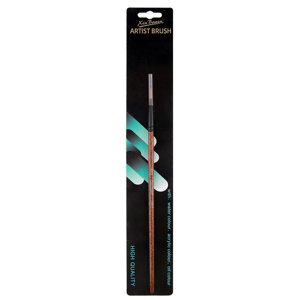 Wood Grain Professional Nylon Paint Brush Oil Watercolor Paint Brushes For Gouache Acrylic Oil Paintbrush Art Painting Supplies