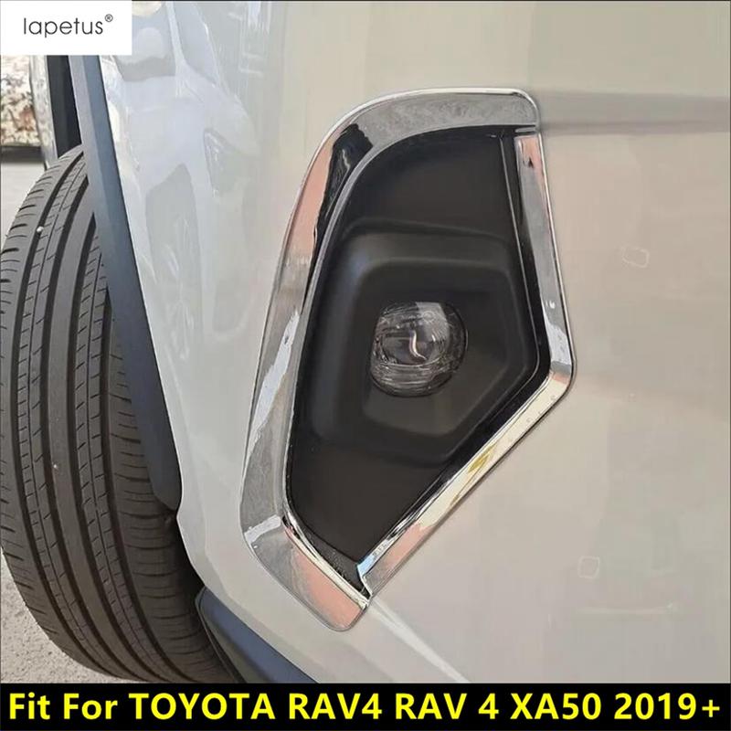 Рамка противотуманной фары Накладка-бровь для Toyota RAV4 RAV 4 XA50 2024 2025 Хромированные аксессуары