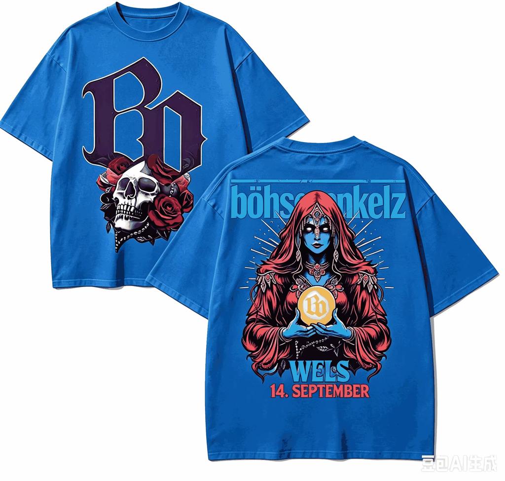 New 2026 Summer Bhse Onkelz For Fan Gift Tshirt Unisex Unisex Harajuku Oversized Unisex Short Sleeve Streetwear High