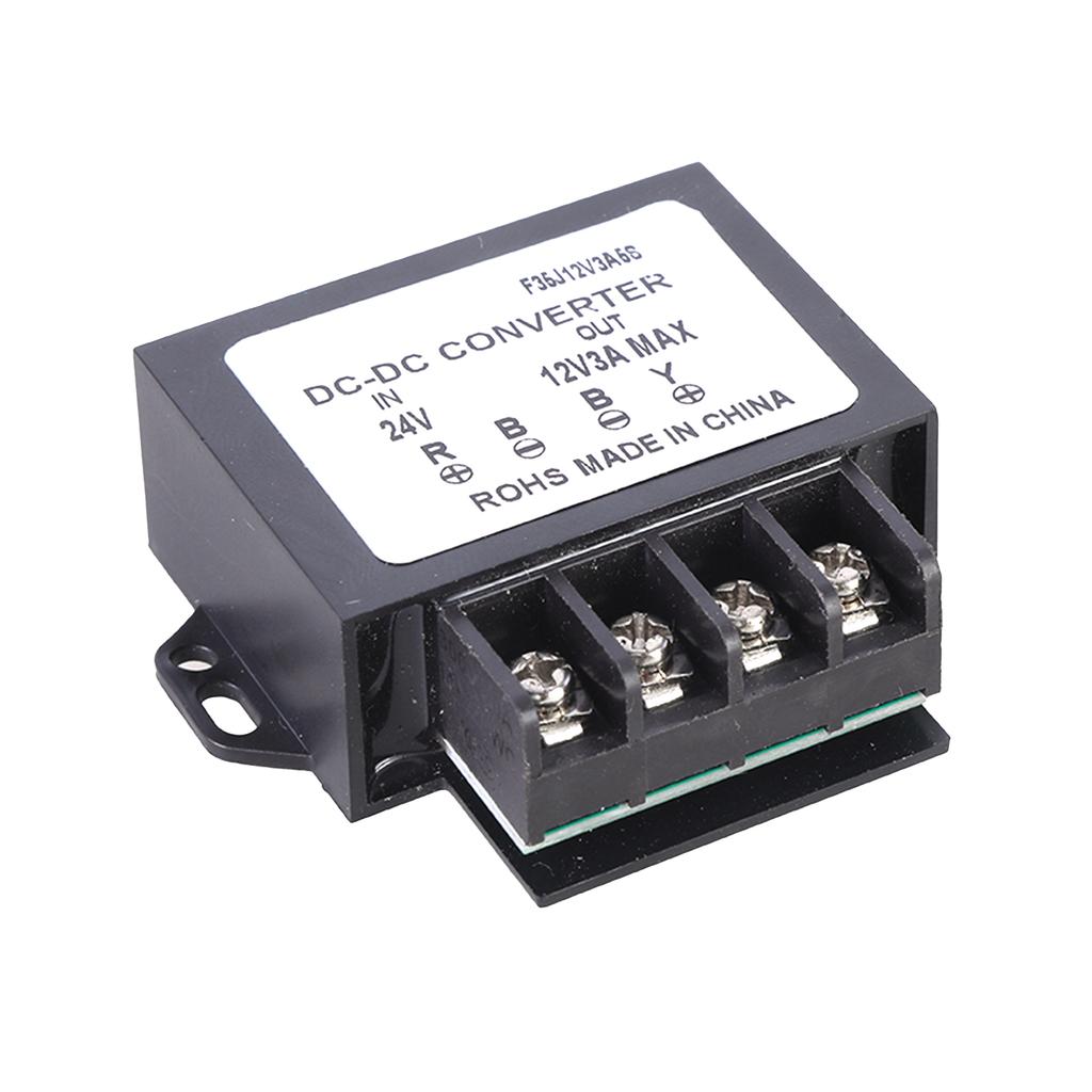 Waterproof Voltage Step Down Module DC24V to 12V 3A/5A Power Supply Adapter for 12V LED Lights and Fan Toy Routers