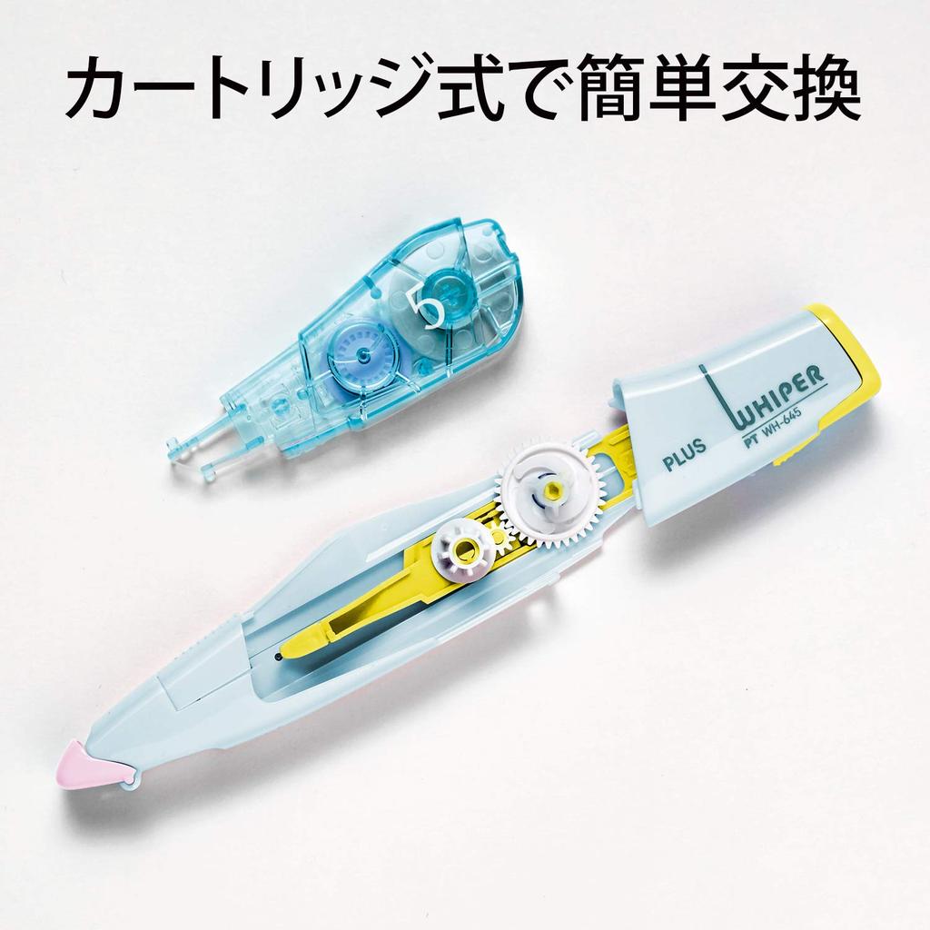 Плюс Корректирующая лента Whiper PT Сменная лента 5 мм Синяя 10 сменных блоков 48-761×10