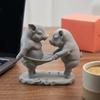 Animal Crafts Cartoon Pig Figurine Creative Animal Pig Model 3D Printed Pig Toy  Home Decoration