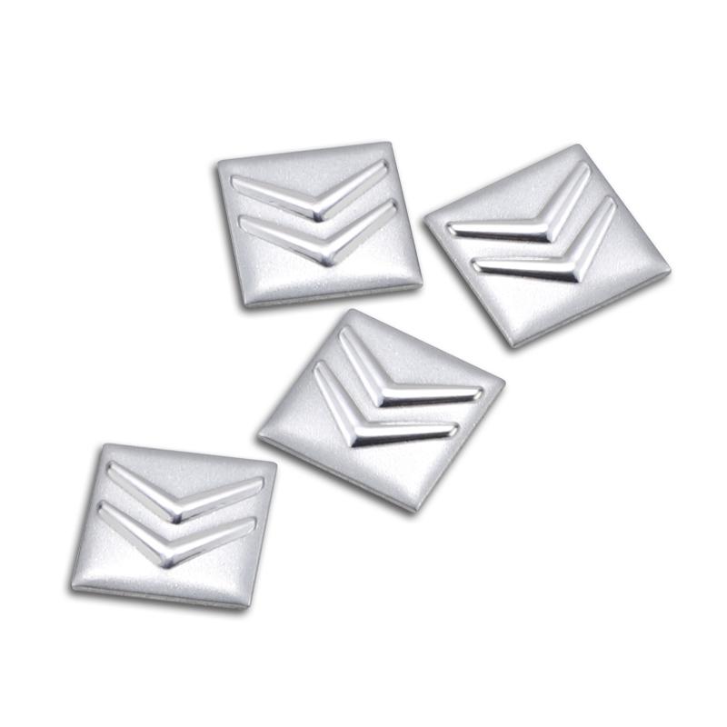 URXE5 5/10Pcs Aluminum Car Remote Key Emblem Stickers For Citroen C1 DS3 C2 C3 Vts C4 Saxo C4L C5 C6 C8 Xsara C3-XR Picasso Berlingo