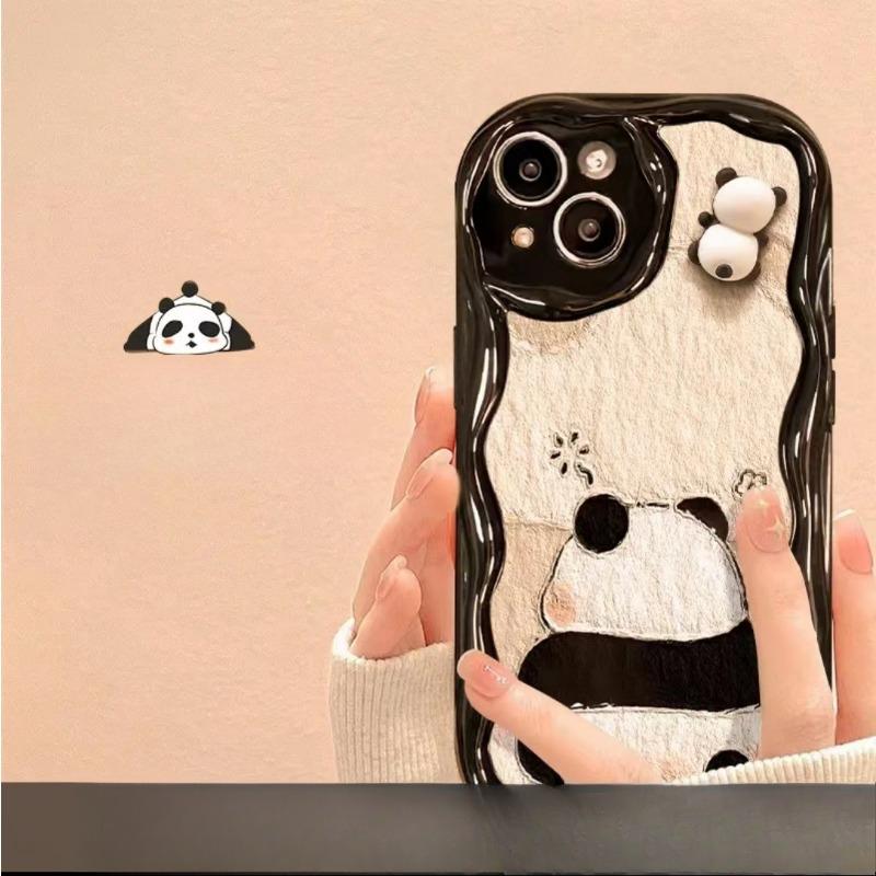 Подходит для Apple 14promax Чехол для мобильного телефона iPhone 13 Cute Bamboo Panda 12mini Силиконовый мягкий чехол с защитой от падения