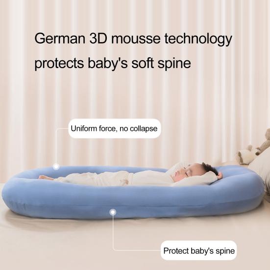 Детская бионическая кровать с поддержкой шеи и спины, структура, похожая на матку, для ощущения матки, подушка для отдыха с потайной молнией, подушка для отдыха новорожденных от 0 до 12 месяцев