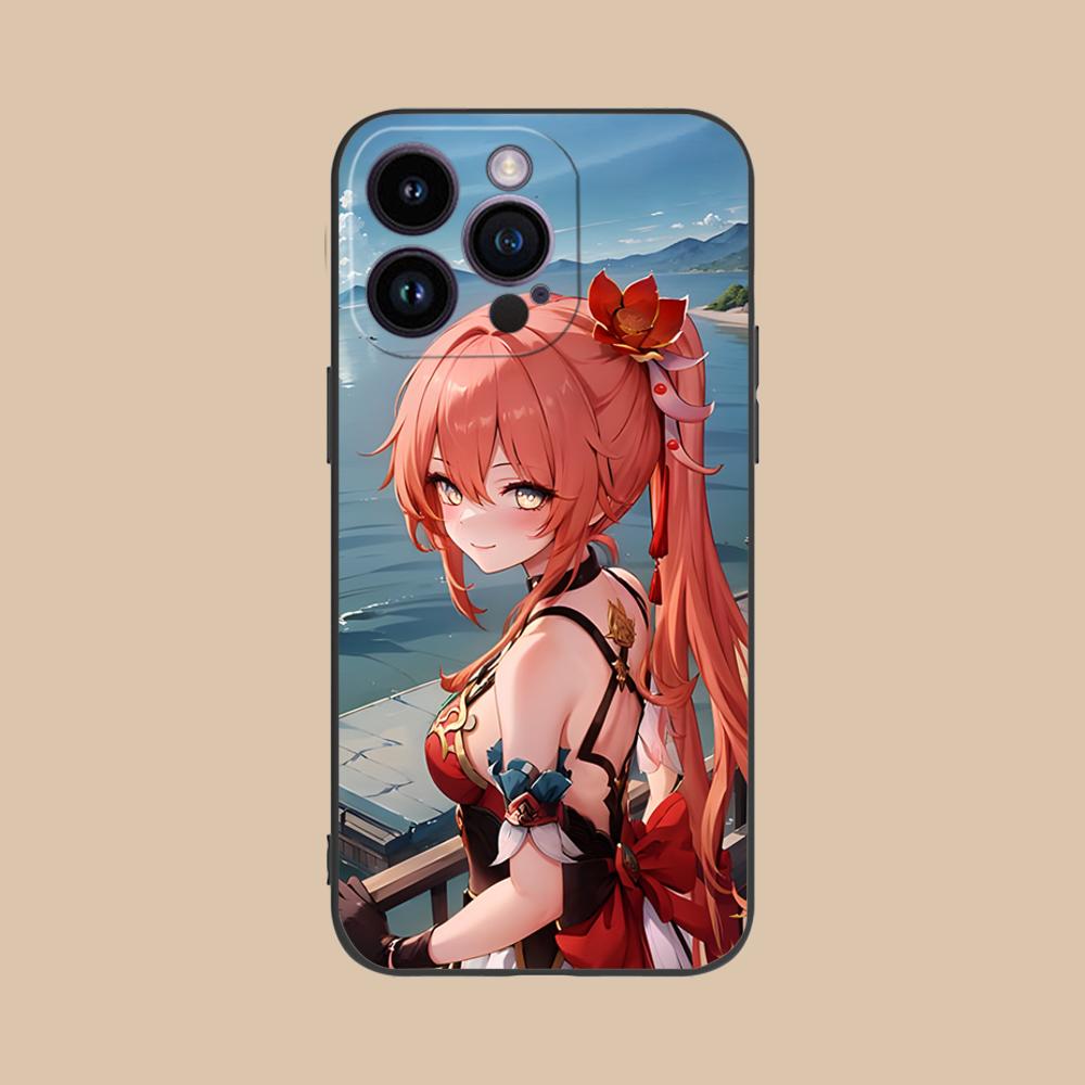 HSR Guinaifen Матовый ТПУ Чехол для Мобильного Телефона для iPhone 17 16 15 14 13 12 11 X XR XS 8 7 Air Pro Max Plus Mini Цветной Чехол