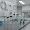 Acrylic Variable Area Flowmeter Direct Reading Gas Rotameter Gas Flow Meter  Oxygen Flow Monitoring