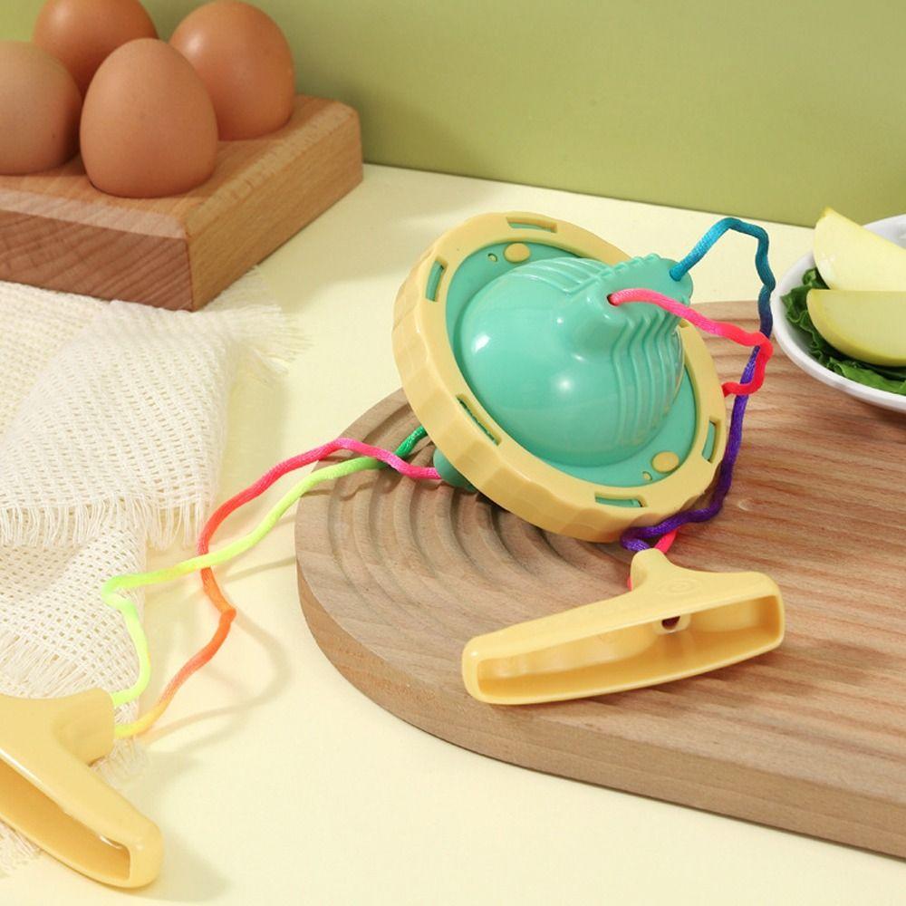 Manual Throw Egg Scrambler Thickened Egg Puller Cooking Utensil Egg Yolk Mixer  Home