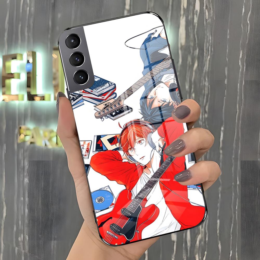 Чехол Ainme G-Given для Samsung S26 S25 Plus S20 S20 Plus S22 Ultra S23 FE S21 Plus S21 Ultra Стеклянная крышка