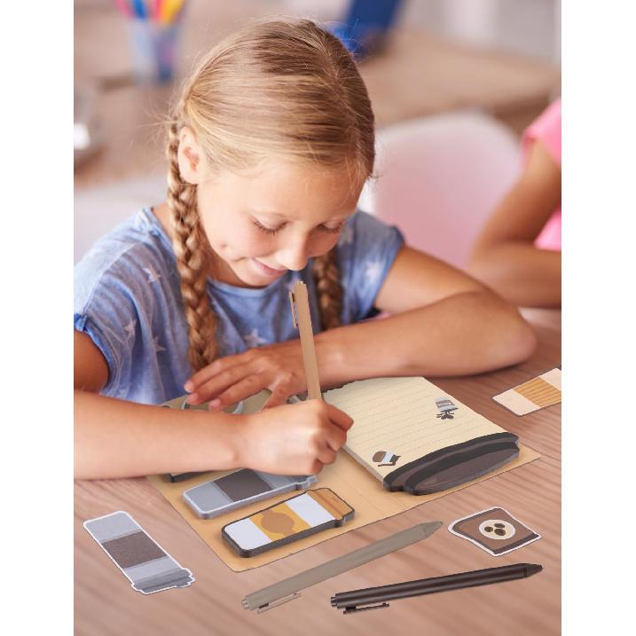 Coffee Themed Gifts for Coffee Lovers, Coffce Sticky Notes Pads with 3 Ballpoint Pens, Self-Stick Notes Pads Animal Divider Tabs Bundle Writing Memo
