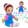 Ms. Speak & Sing Doll Interactive Plush Toy Singing Talking Stuffed Doll Educational