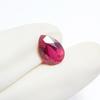 Natural Red Ruby Loose Gemstone 4.65 ct Pear Cut Flawless for Jewelry Making and Gem Collections