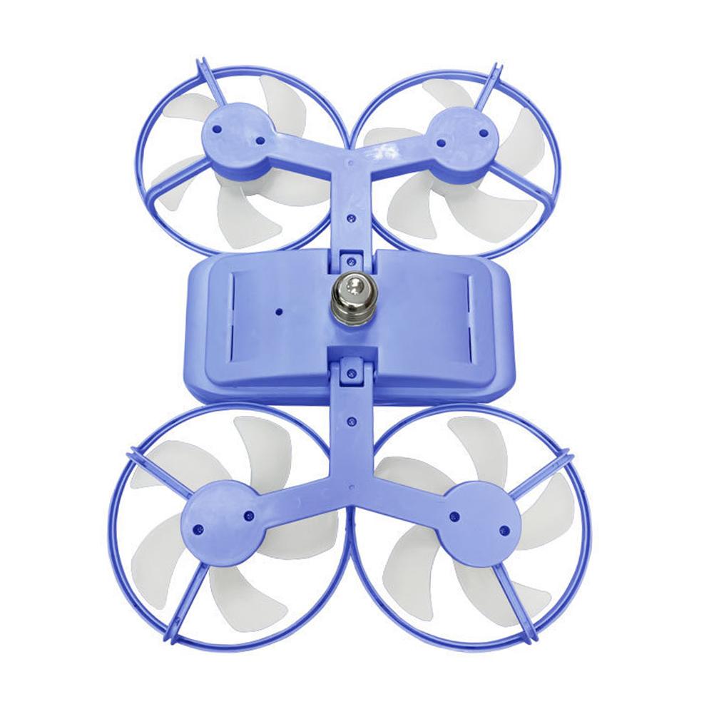 Потолочный светильник-вентилятор 2 в 1, бесшумный, 3 скорости, подвесной вентилятор с подсветкой, складной, в форме дрона, для столовой, спальни, гостиной