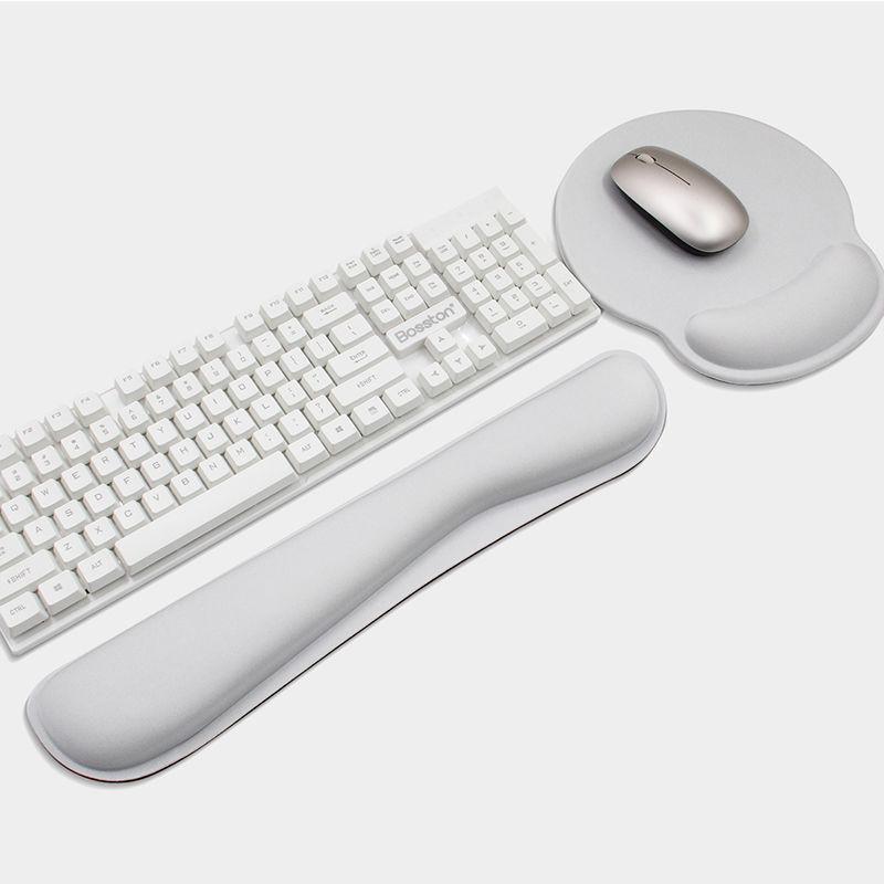 Silicone Wrist Protector & Keyboard Support Set: Mouse & Keyboard Pads for Men & Women