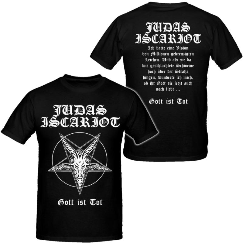 НОВЫЕ Футболки Judas Iscariot для унисекс Хип-хоп Тяжелый металл Хлопковая рубашка Унисекс Летняя с коротким рукавом Модный бренд Винтажные топы