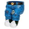 Resin Jeans Planter Pot Outdoor Garden Decor Sculpture Novelty Flower Pot 6.69x5.91x5.12in
