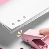 Kawaii милый офис школьные принадлежности для переплета канцелярские принадлежности одно кольцо мини дырокол 1 отверстие портативный круглый дырокол