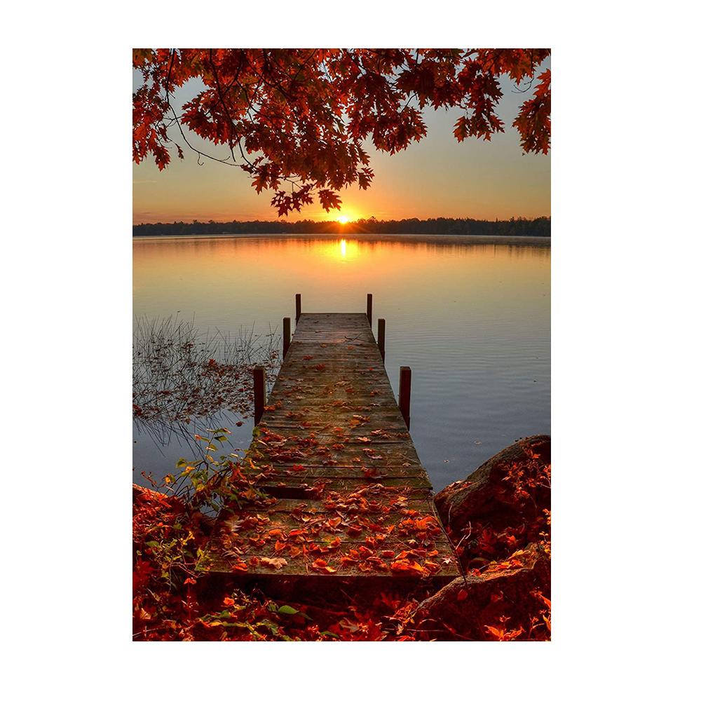 5D алмазная живопись «сделай сам», вышивка крестиком, полный комплект, украшение для дома, настенное украшение для пейзажа, картина, подарок к празднику