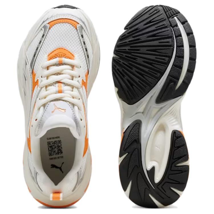 Puma Morphic Comfortable Lightweight Slip-Resistant Durable Low-Top Casual Running Shoes Unisex Sneaker Beige Orange 392724-35