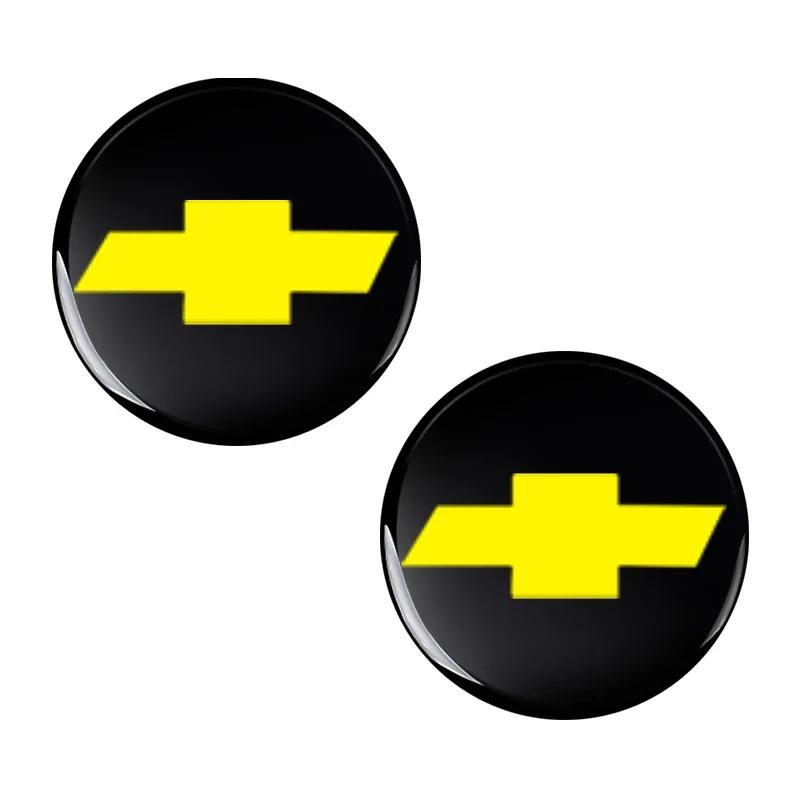 yflb1 New 15mm Fob Car Logo Sticker for Car Remote Control Key For Chevrolet Silverado Impala Malibu Equinox Camaro Car Accessories