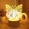 Butterfly 3D Night Light USB Warm Light, Small Gift for Family and Friends, Home Decoration