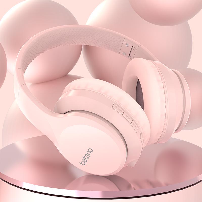 BH-188 Беспроводные накладные Bluetooth-наушники V5.3 - Длительное время работы от аккумулятора, Складная конструкция