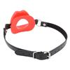 Discreet Silicone O Ring Mouth Gag, Lips Shape Open Mouth Restraint for BDSM Couples, Soft Bondage Adult Sex Toy