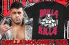 Футболка New Japan Pro-Wrestling "DRILLA KILLA" от Drilla Moloney, размер S, 6407103469