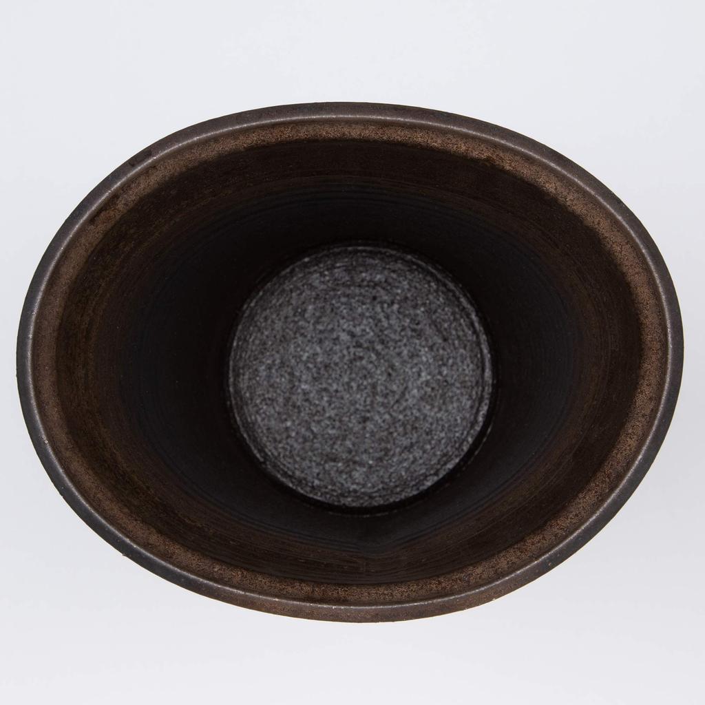 Посуда Сигараки Ваза Хечимон Цветочная основа Большая вертикальная керамика Итидзё Кинсай MR-1-2607