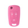 KEYYOU 3 кнопки Силиконовый чехол для ключа для OPEL Astra H Corsa D Vectra C Zafira Пульт откидной складной корпус для автомобиля