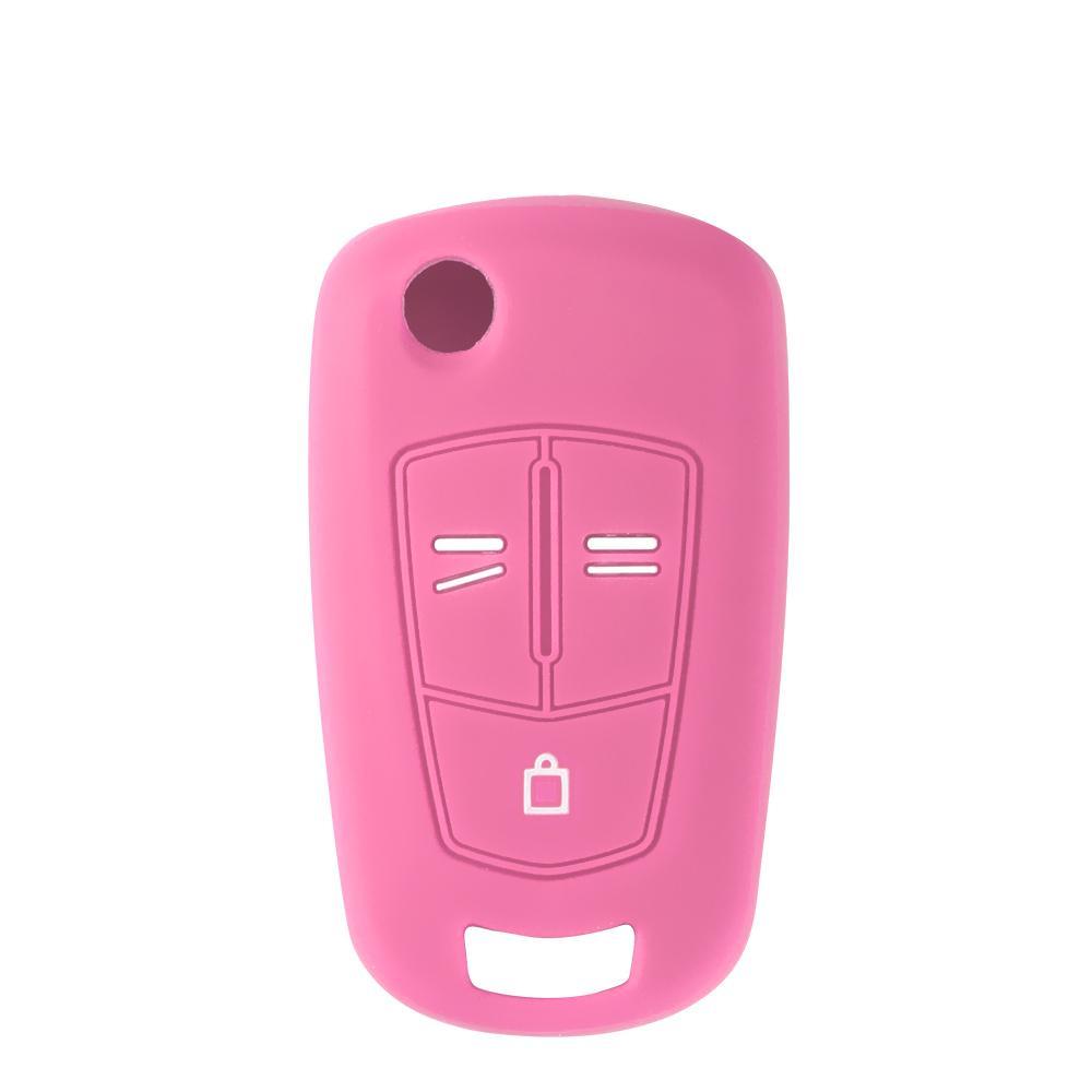 KEYYOU 3 кнопки Силиконовый чехол для ключа для OPEL Astra H Corsa D Vectra C Zafira Пульт откидной складной корпус для автомобиля