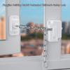 3-1pc Window Restrictor Child Safety Locks Self Adhesive Window Limit Stop Locks No Drilling Adjustable for Child Pets Safety