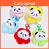Soft Plush Fun Panda Head Keychain Ideal For Keyrings And Bag Accessories For Kids
