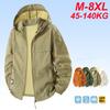 Plus Size 8XL UPF 50+ Summer Hiking Jacket Men Waterproof Quick Dry Camping Windbreaker Trekking Fishing Outdoor Anti UV Clothes