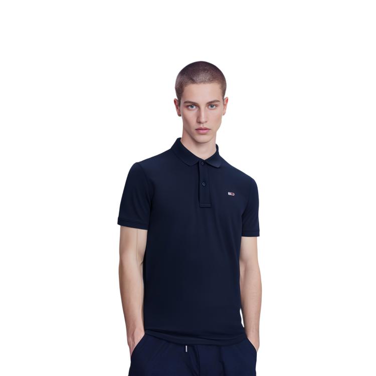 Tommy Hilfiger Polo Shirt Men's Dark Blue DM0DM15370C87