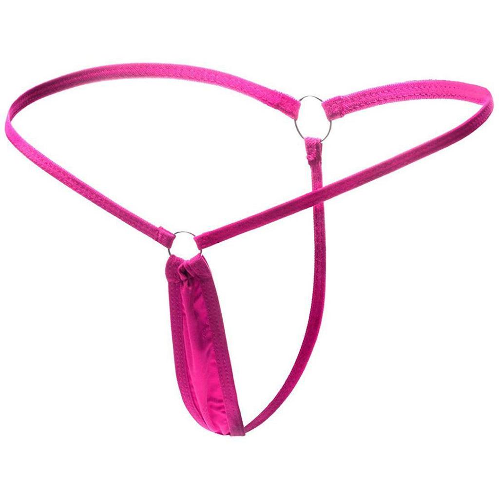Ultra-Small Women's Thong: Solid Color, Simple, Versatile, Low Waist, Sexy One-String Mini Underwear